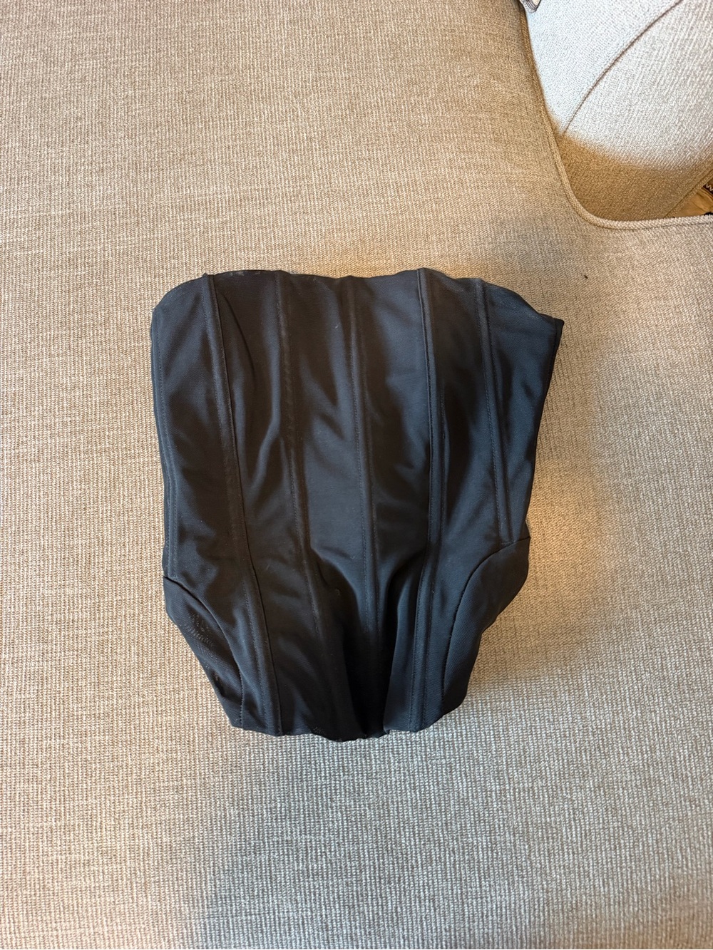 Garage Black Strapless Bustier Corset